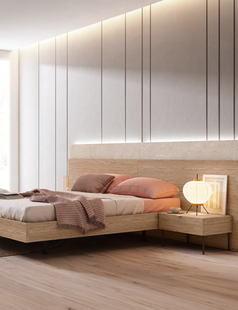 conjunto de mesas de varios colores, indicando variedad de firmas de dise&ntilde;o en Muebles Lara